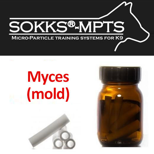 SOKKS-MPTS: odour for Myces / Mold Detection Dog Training to support K9, canine police, military and working dogs.