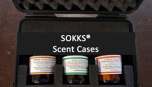 SOKKS, MPTS: for Detection Dog Training to support K9, canine police, military and working dogs.
