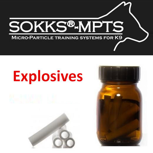 SOKKS-MPTS: for explosive Detection Dog Training to support K9, canine police, military and working dogs.